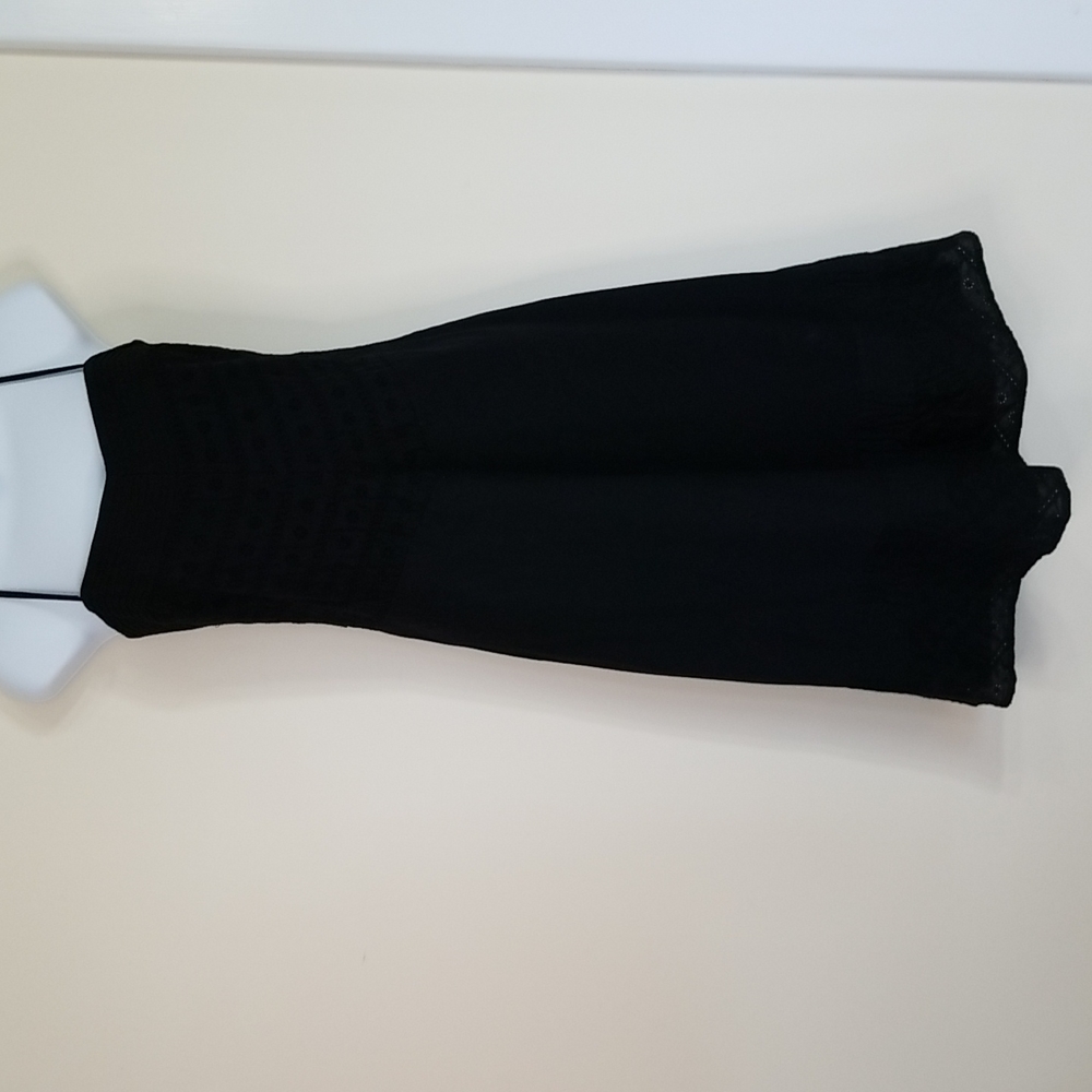 J Crew 100% cotton size 6 black summer dress